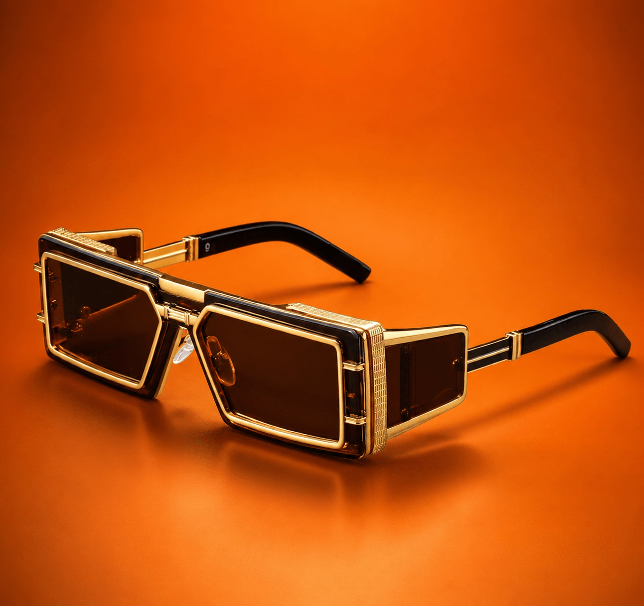 Apex Gold Edition – Premium Gold Frame Sunglasses - Lanvaro