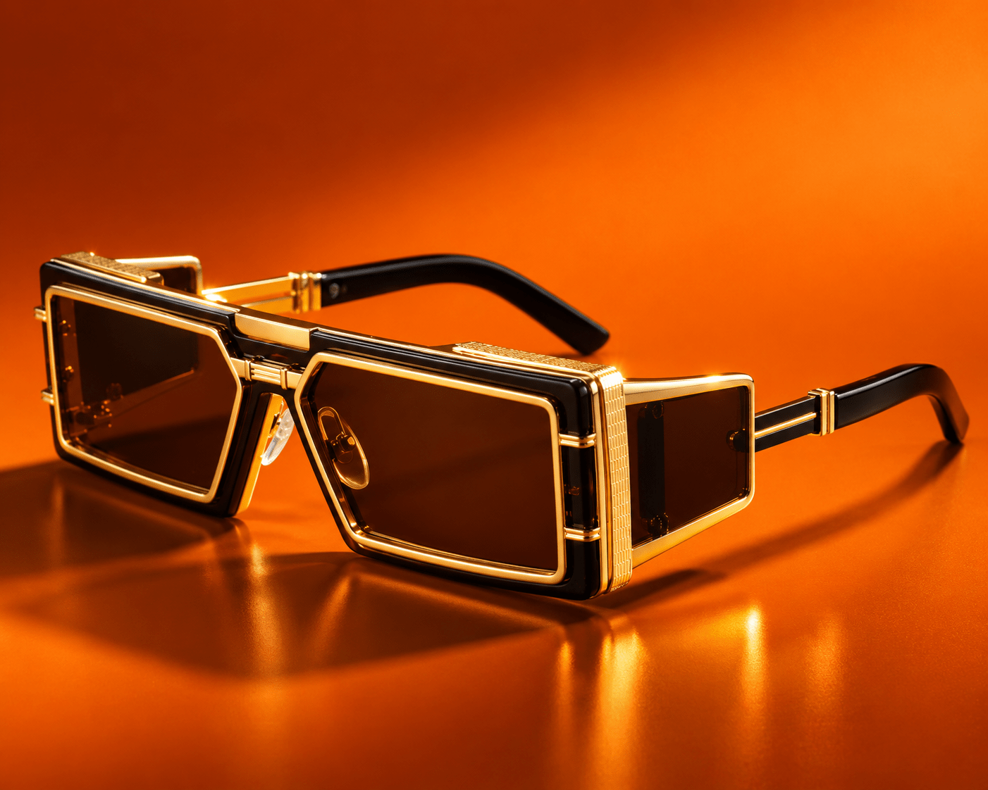Apex Gold Edition – Premium Gold Frame Sunglasses - Lanvaro