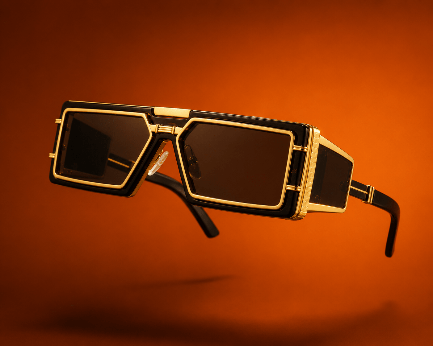 Apex Gold Edition – Premium Gold Frame Sunglasses - Lanvaro