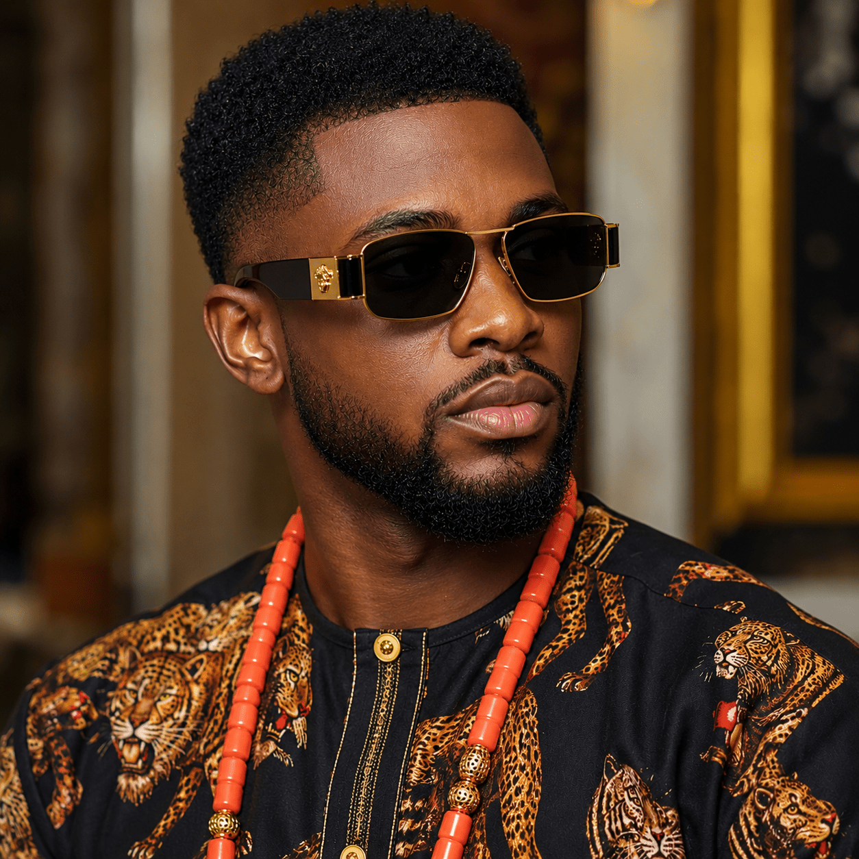 Medusa Dorata Gold – Premium Gold Frame Sunglasses - Lanvaro