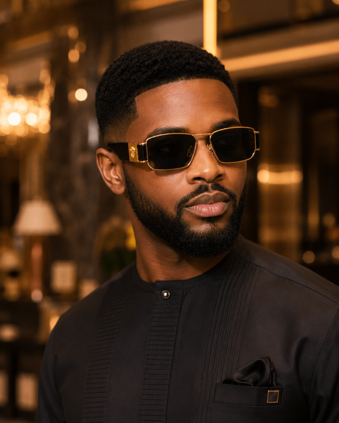 Medusa Dorata Gold – Premium Gold Frame Sunglasses - Lanvaro