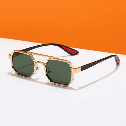 Oro Ottagono – Premium Gold Frame Sunglasses - Lanvaro