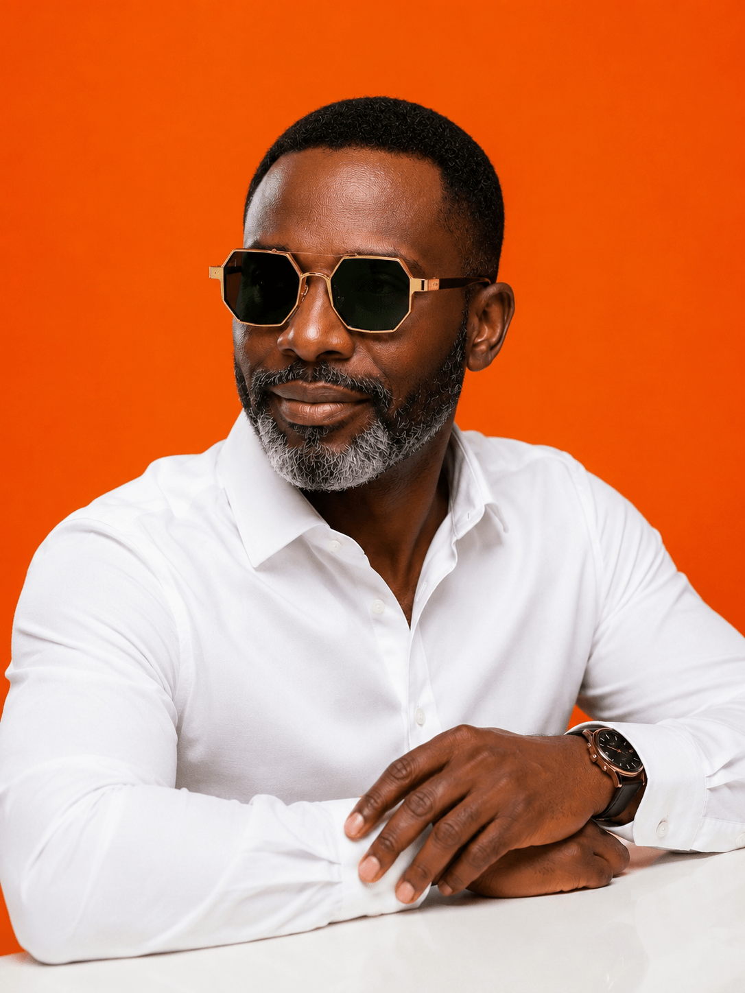 Oro Ottagono – Premium Gold Frame Sunglasses - Lanvaro
