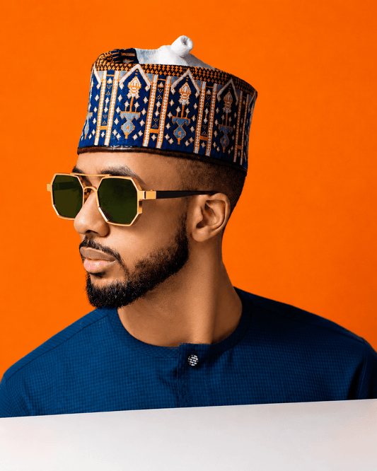 Oro Ottagono – Premium Gold Frame Sunglasses - Lanvaro