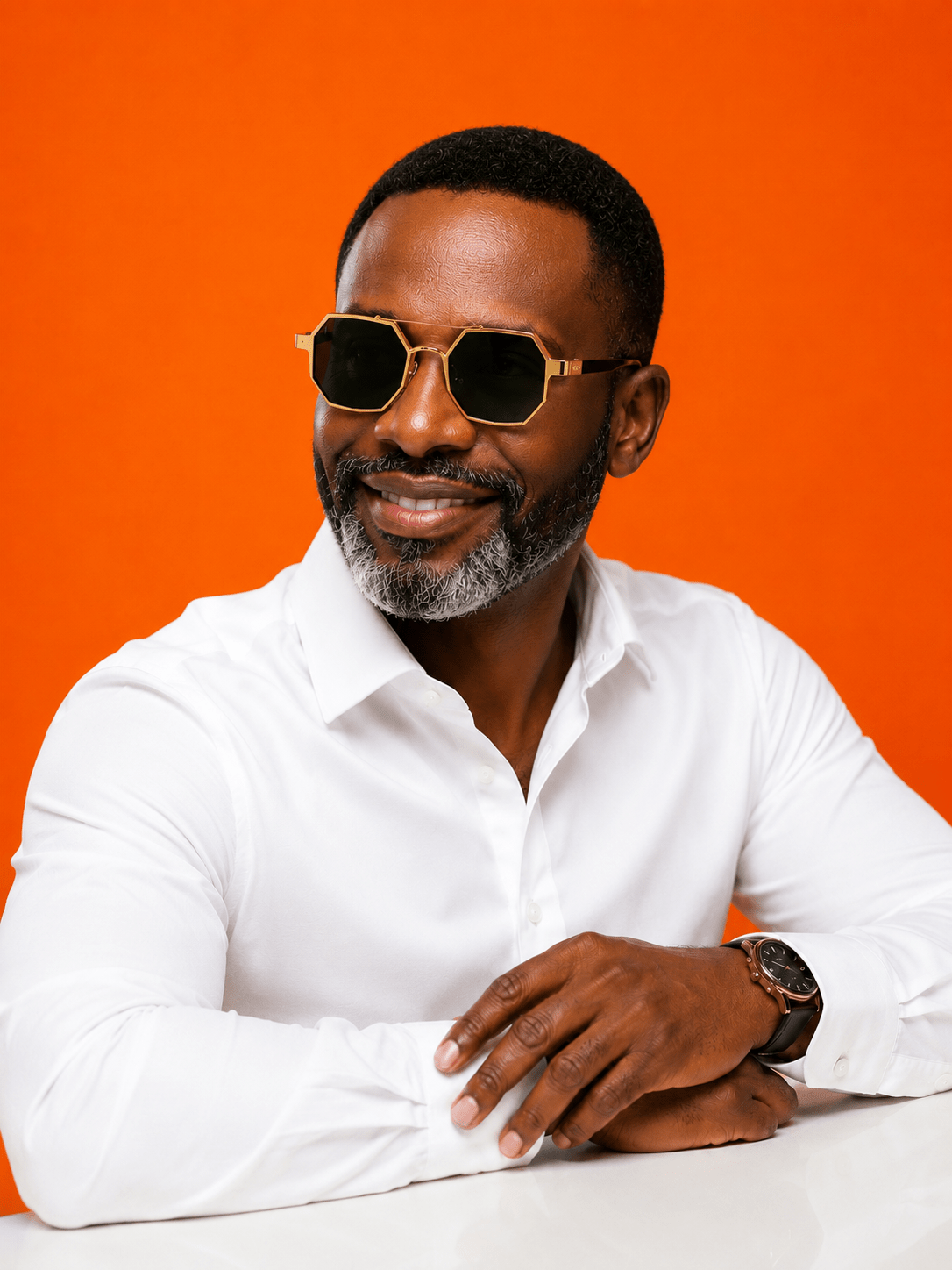 Oro Ottagono – Premium Gold Frame Sunglasses - Lanvaro