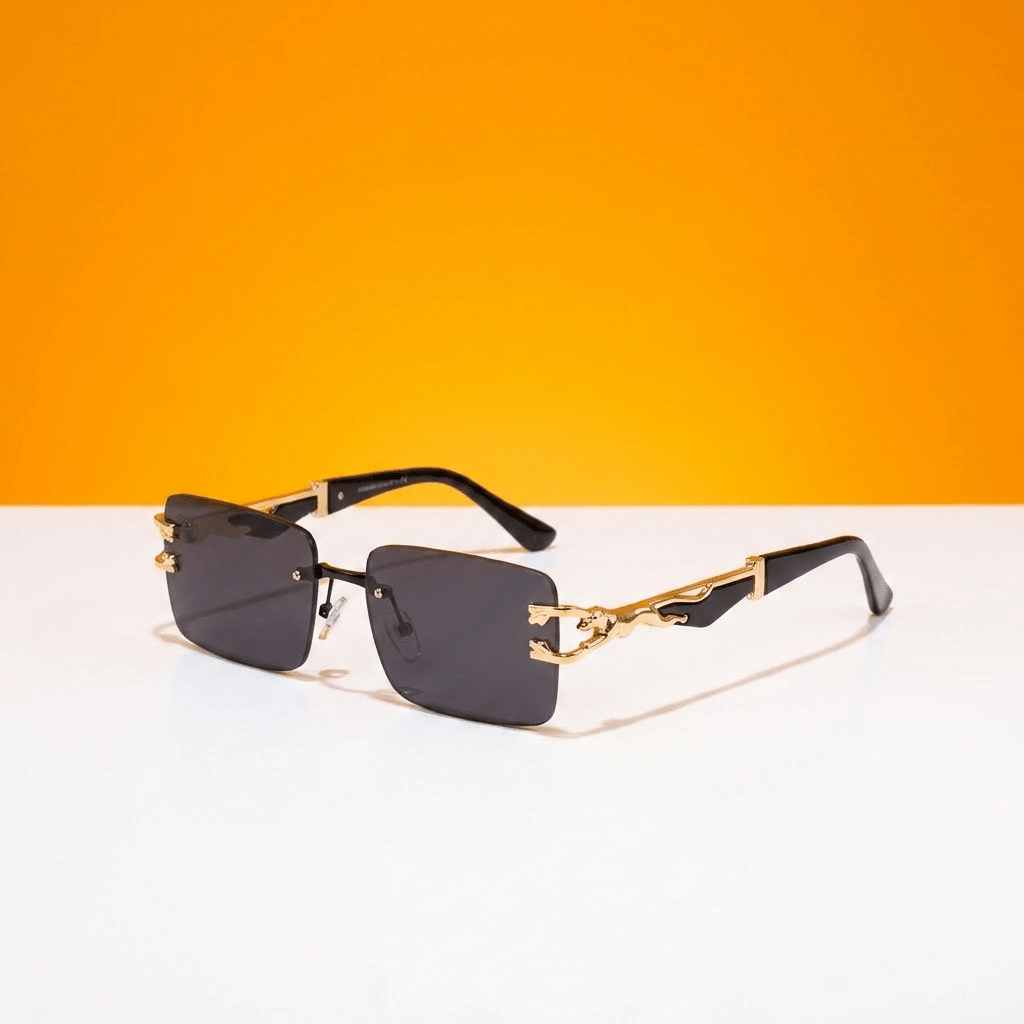 Pantera Reale – Premium Gold Frame Sunglasses - Lanvaro