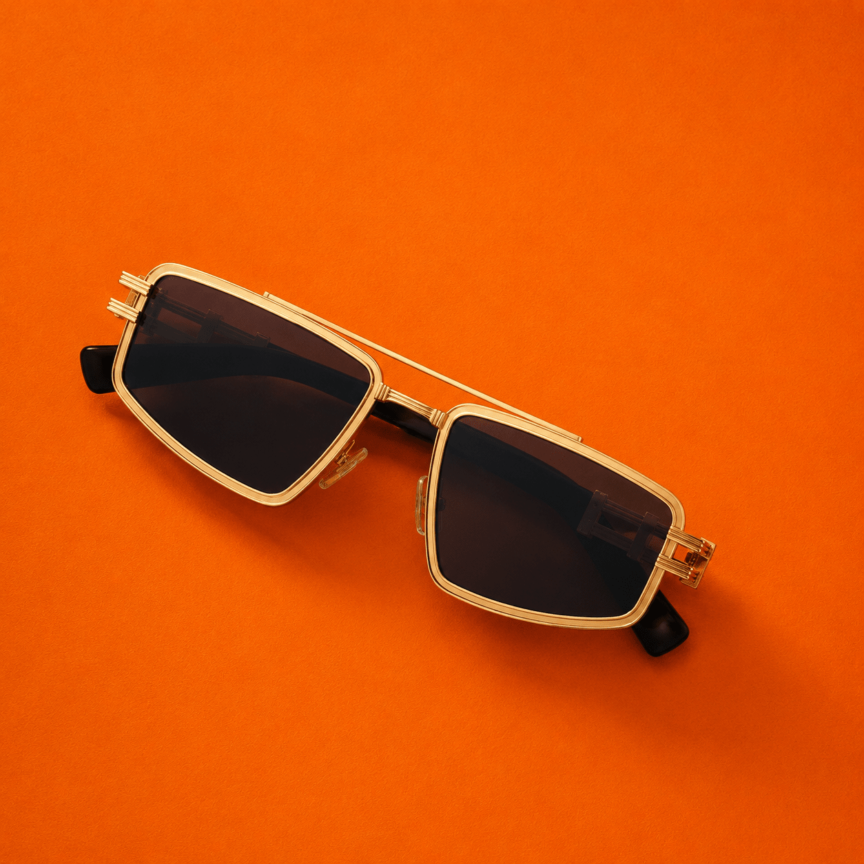Ponte Dorado Bridge – Premium Gold Frame Sunglasses - Lanvaro
