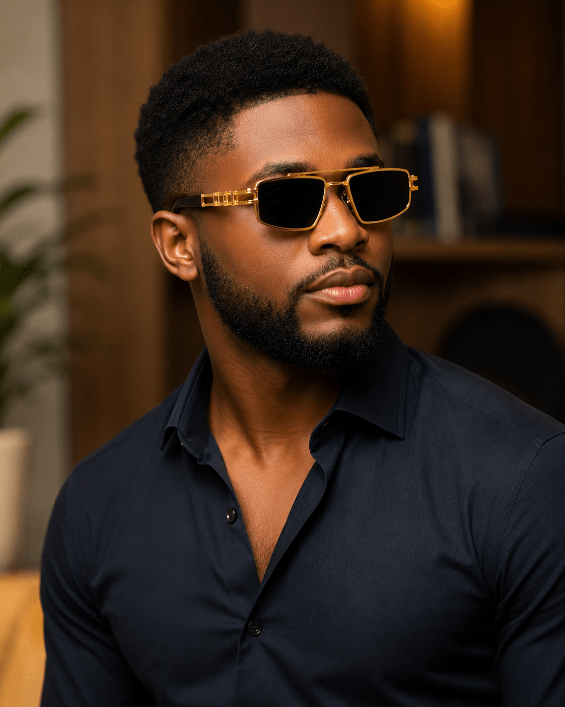 Ponte Dorado Bridge – Premium Gold Frame Sunglasses - Lanvaro