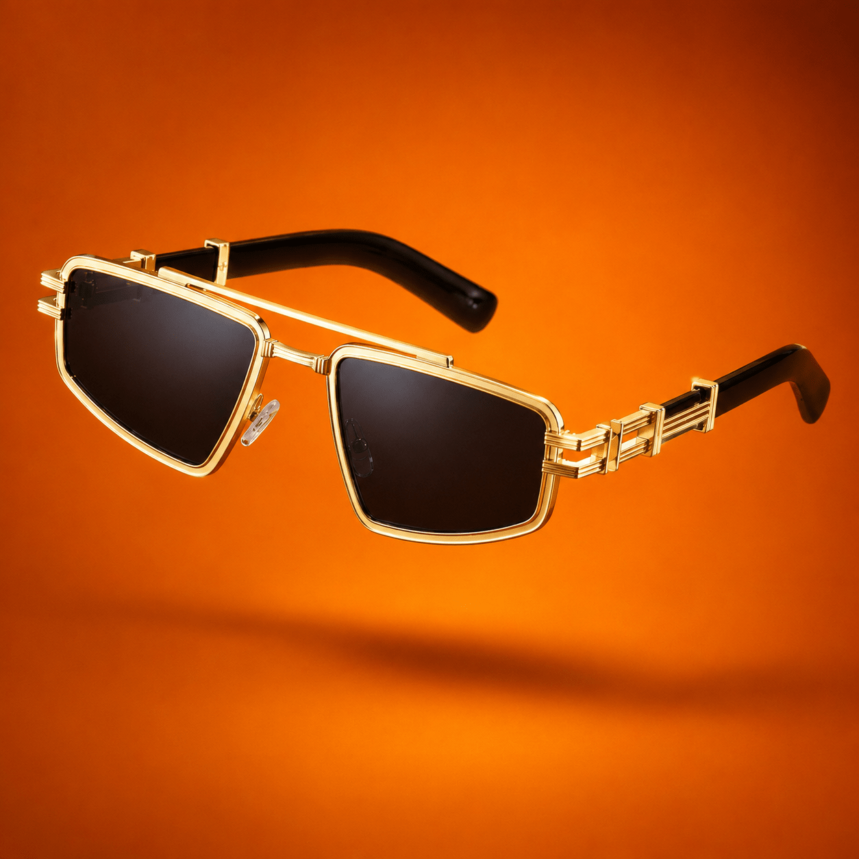 Ponte Dorado Bridge – Premium Gold Frame Sunglasses - Lanvaro